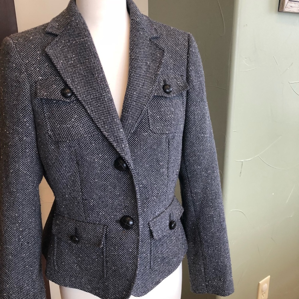 Classic tweed-style blazer